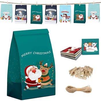 Kalendář ASSUGO Adventní kalendář - dárkové sáčky závěsné