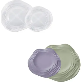 Forma na odlévání PourArt Silikonová forma 1007-73 Nepravidelný talíř 208x213mm