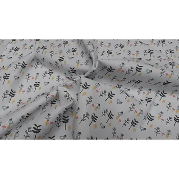 BYTEMA Bavlněná látka PTÁČEK ZIZO šíře 150 cm