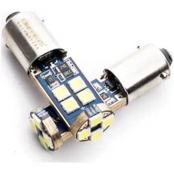 Autožárovka H6W LED žárovky (12 x SMD 3030) 6000K CANBUS