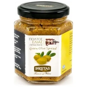 Omáčka BRETAS olivová pasta ze zelených oliv 180g