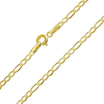 Řetízek Zlatý řetízek Figaro 2,2 mm - Y varianta 50 cm TTG1007NGY-50 cm