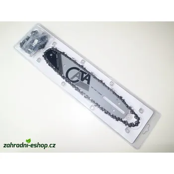 Pilová lišta 2x pilové řetězy a lišta pro řetězovou pilu - 25cm 10" 3/8" 40z