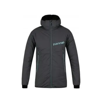 Hannah GABBER HOODY anthracite XL; Černá bunda + DÁREK DLE VÝBĚRU!