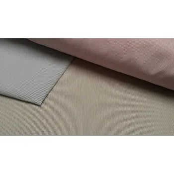 BYTEMA Bavlněná látka BABY PRUH béžový šíře 150 cm