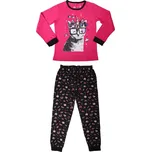 Bavlněné dívčí pyžamo Wolf S2352B, růžové