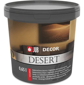 barva na zeď Dekorativní metalická barva s pískovým efektem - 0,65L DECOR DESERT + 2L PODKLADNÍ BARVA - 430D