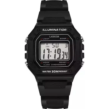 Hodinky Digitální hodinky ve vojenském stylu - Černá