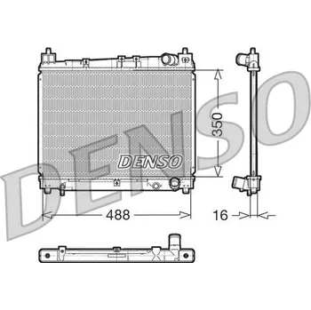 Chladič motoru Chladič, chlazení motoru DENSO DRM50006
