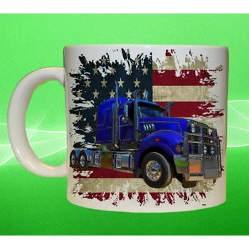 hrnek s náklaďákem MACK 75ml