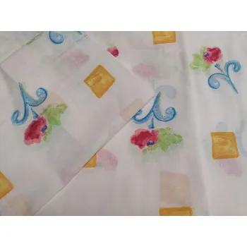 Povlečení BYTEMA Povlečení do postýlky - Květy Potisk 90x130, 45x65 cm