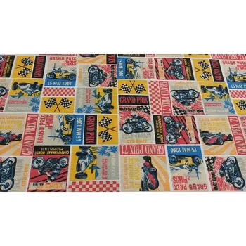 BYTEMA Dekorační látka GRAND PRIX šíře 140 cm