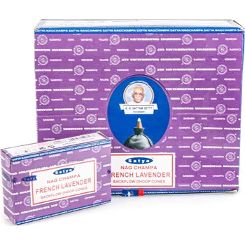 Vonná tyčinka Indické františky Backflow Satya French Lavender