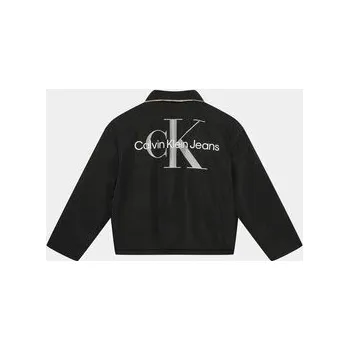 Oblečení a móda Calvin Klein Jeans Bunda pro přechodné období Skater IU0IU00541 Černá Regular Fit 8Y
