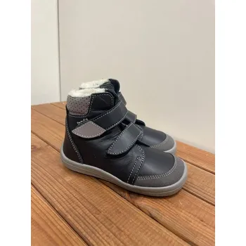 Chlapecká zimní obuv Beda barefoot Zimní kožená s membránou - LUC (BF 0004/W/SO/MK), Boty Beda Velikost: 32
