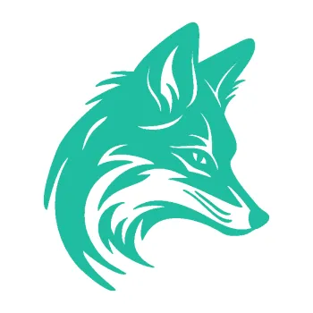 Samolepící dekorace SAMOLEPKA Liška 005 pravá hlava (25 - tyrkysová) NA AUTO, NÁLEPKA, FÓLIE, POLEP, TUNING, VLASTNÍ TEXT, TISK, AUTOSAMOLEPKY.cz, POLEPY, OBRÁZEK, LOGO, SAMOLEPKY