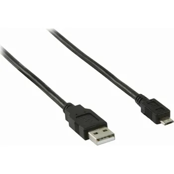 Datový kabel NEDIS USB 2.0 kabel | A Zástrčka - Micro B Zástrčka | 1 m | Černá barva