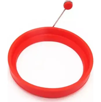 Forma na pečení Forma na lívance | silikonová forma na sázené vejce - Červené