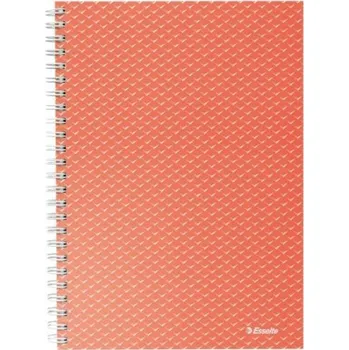 Blok Blok kroužkový Esselte Colour´Breeze A5, linkovaný, korálový