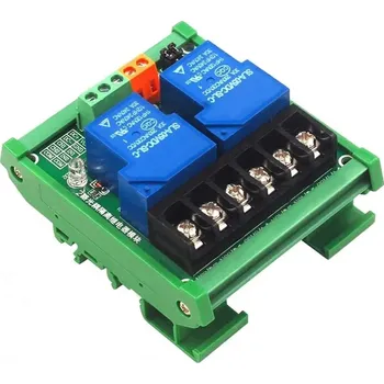 Vývojová deska Modul relé 5V 30A High-Low - 2 kanál na DIN lištu