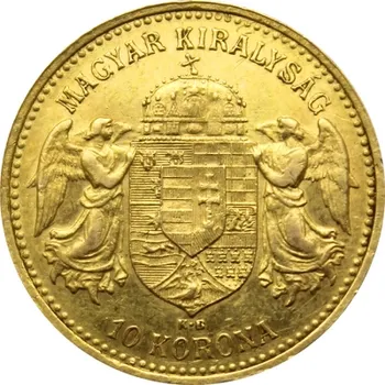 Sběratelství Zlato Zlatá mince Desetikoruna Františka Josefa I. Uherská ražba 1905 3379 g