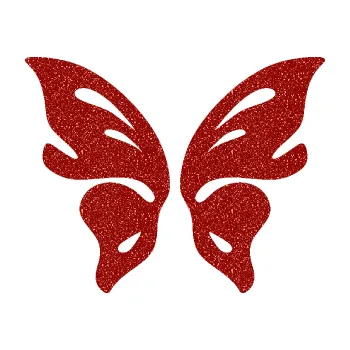 Samolepící dekorace SAMOLEPKA Motýl 018 (86 - Ultra Metalic červená) NA AUTO, NÁLEPKA, FÓLIE, POLEP, TUNING, VLASTNÍ TEXT, TISK, AUTOSAMOLEPKY.cz, POLEPY, OBRÁZEK, LOGO, SAMOLEPKY