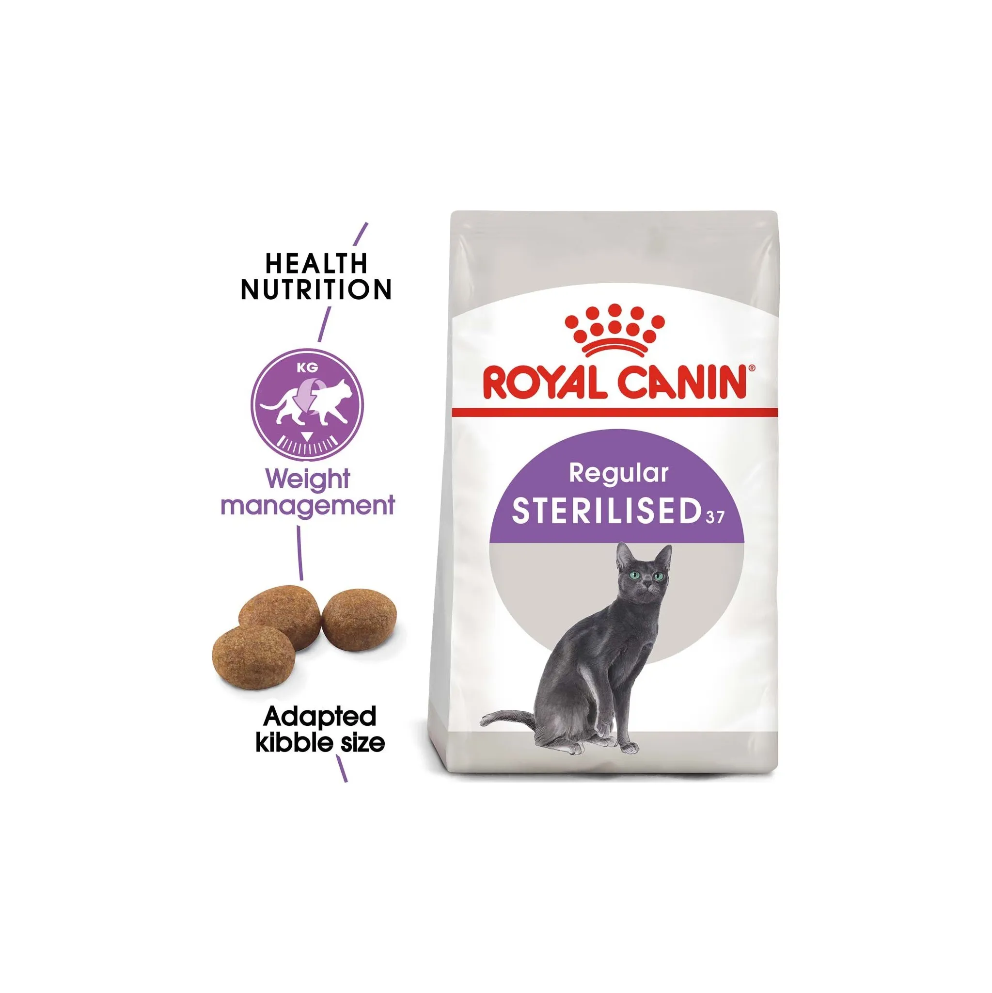 Fotografie 2 - Krmivo pro kočku Royal Canin Regular Sterilised 37 2x 10 kg