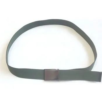 Opasek Opasek elastický s kovovou sponou zelený 125 cm