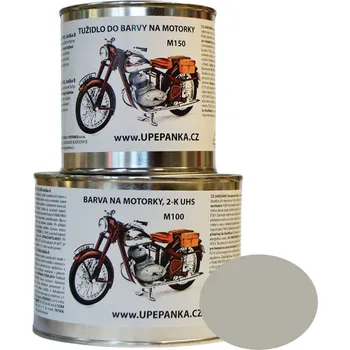 barva na kov U PEPÁNKA s.r.o. BARVY NA MOTORKY JAWA Originální 2-K UHS barva M100, ČSN 1089-RAL 7044 hedvábná šedá Velikost: 1,5L set