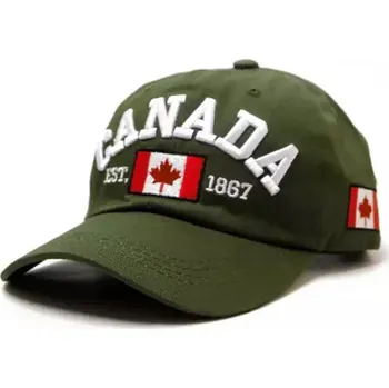 Kšiltovka Unisex kšiltovka na léto s výšivkou - Zelená