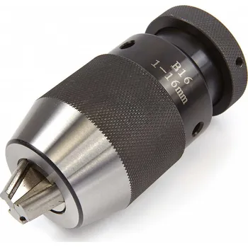 Průmyslové rychloupínací vrtačkové sklíčidlo, 1-16 mm, upínací kužel B16 (TrueTech)