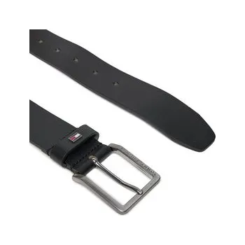 Opasek Pánský pásek Tommy Hilfiger Oliver 3.5 Ext AM0AM12048 Černá 80