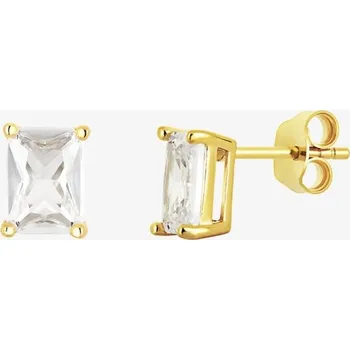 Náušnice Pozlacené stříbrné náušnice Minimal 5393Y00 Preciosa