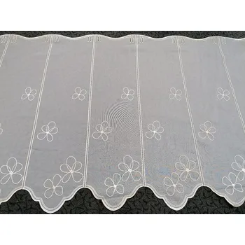 Záclona GERSTER Záclona na vitrážku - vyšívaná 1118 60 cm