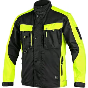 CXS Sirius Brighton zimní pracovní blůza černá/žlutá, 56-58