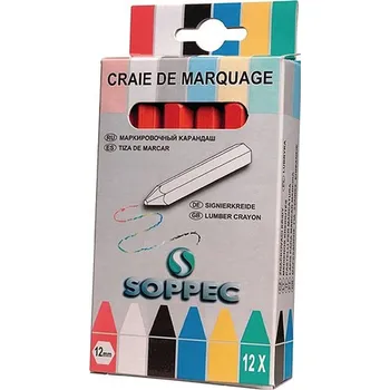 Barva ve spreji Značkovací křídy červené značkovací křída balení 12ks