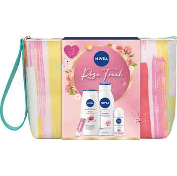 Kosmetická sada Nivea Bag Rose Touch dárková sada 2023
