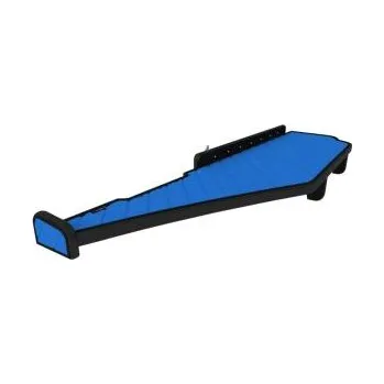 autokoberec Odkládací police na palubní desku pro MERCEDES ACTROS MP4 / MP5 (od roku 2011), LED podsvícení, modrá 20515