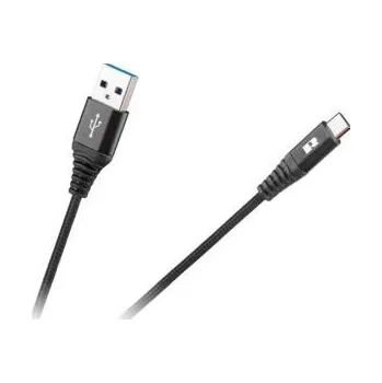 Datový kabel Kabel USB/USB-C, délka 1m, černý 16931