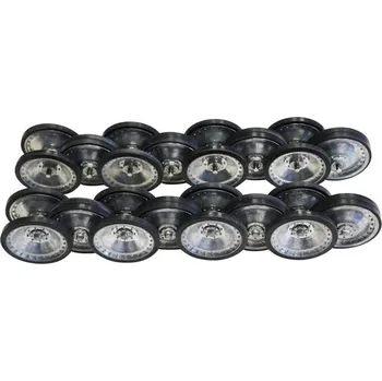 RC náhradní díl Sada kovových pojezdových kol na tanky Panther G / JagdPanther s čepy a kuličkovými ložisky (Kvalitně zpracovaná kovová kola na tanky Panther G / JagdPanther s čepy a kuličkovými ložisky)