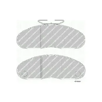 Brzdová destička Brzdové destičky 29071 Renault 9158