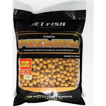 Boilies Premium clasicc boilie 5kg - 20mm : CREAM / SCOPEX