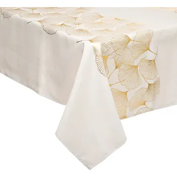 ubrus Atmosphera Ubrus s rostlinným vzorem GINKO, 140 x 360 cm