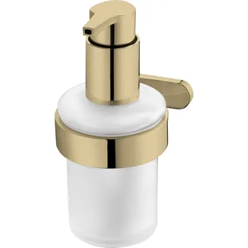 Dávkovač mýdla BISK Erga Nature Gold, nástěnný dávkovač mýdla, zlatá lesklá, ERG-05850