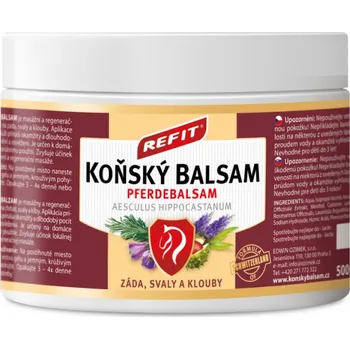 Masážní přípravek REFIT Koňský balsam 500ml