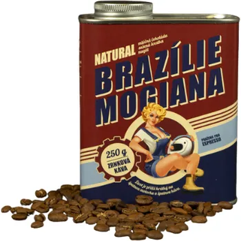 Káva Káva pro motorkáře Brazílie Mogiana Natural 250 g (plechovka)