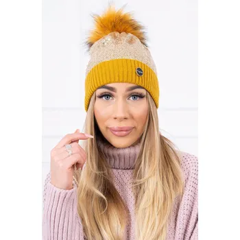 Čepice Kesi Dámská čepice Freja hořčicová Univerzální