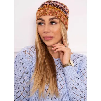 Čepice Kesi Dámská čepice Klaudia oranžovo-žlutá Univerzální