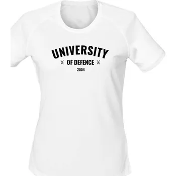 Dámské tričko Dámské funkční tričko University of defence - bílá