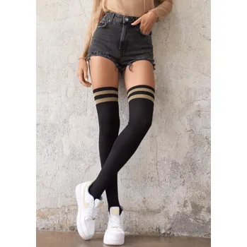 Dámské punčochy Nadkolenky ZAZU B21 UNI černá